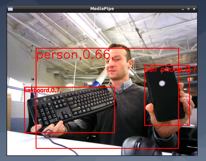Object Detection running on Coral